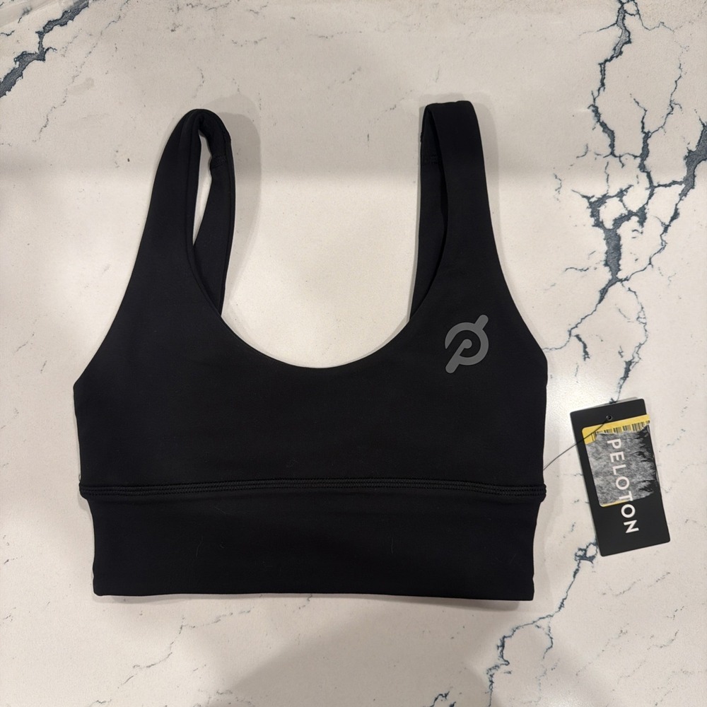 NWT‎ Lululemon X Peloton Bra Women 2 Black Align Light Reversible lw2da8s